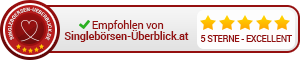 Siegel „Empfohlen“ mit 5,0 Sternen (300×60)