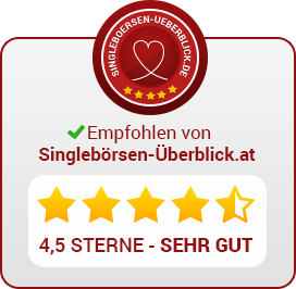 Siegel „Empfohlen“ mit 4,5 Sternen (272×266)