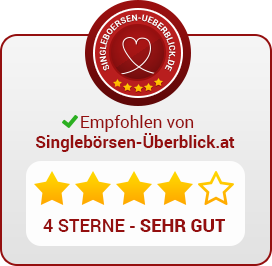 Siegel „Empfohlen“ mit 4,0 Sternen (272×266)