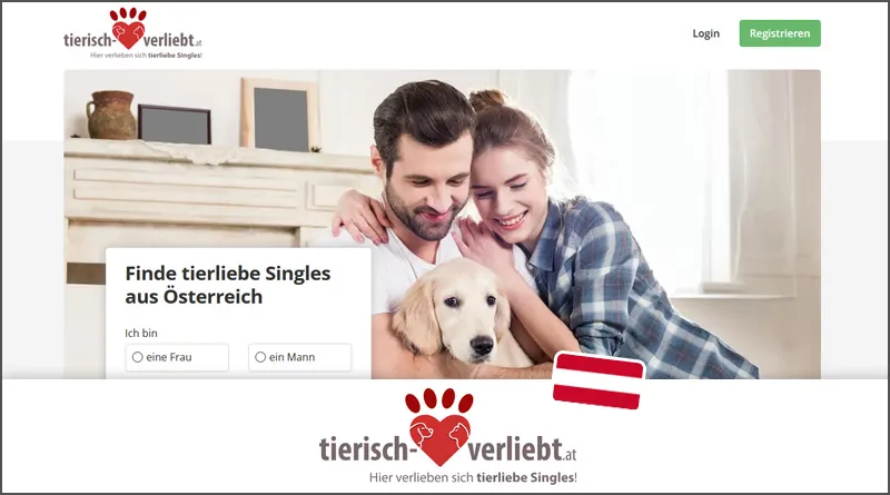 tierisch-verliebt.at: Startseite der Singlebörse