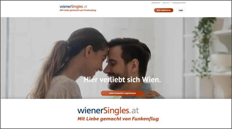 Wienersingles.at: Startseite der Singlebörse